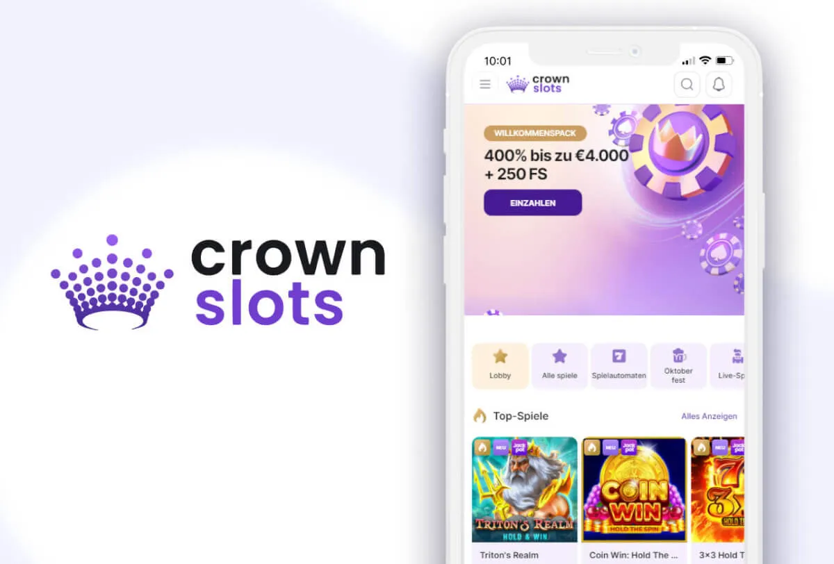 CrownSlots Casino App Screenshot